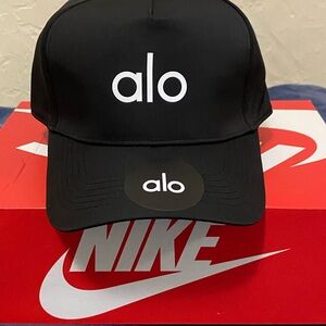 ALO Yoga Black Logo Cap
